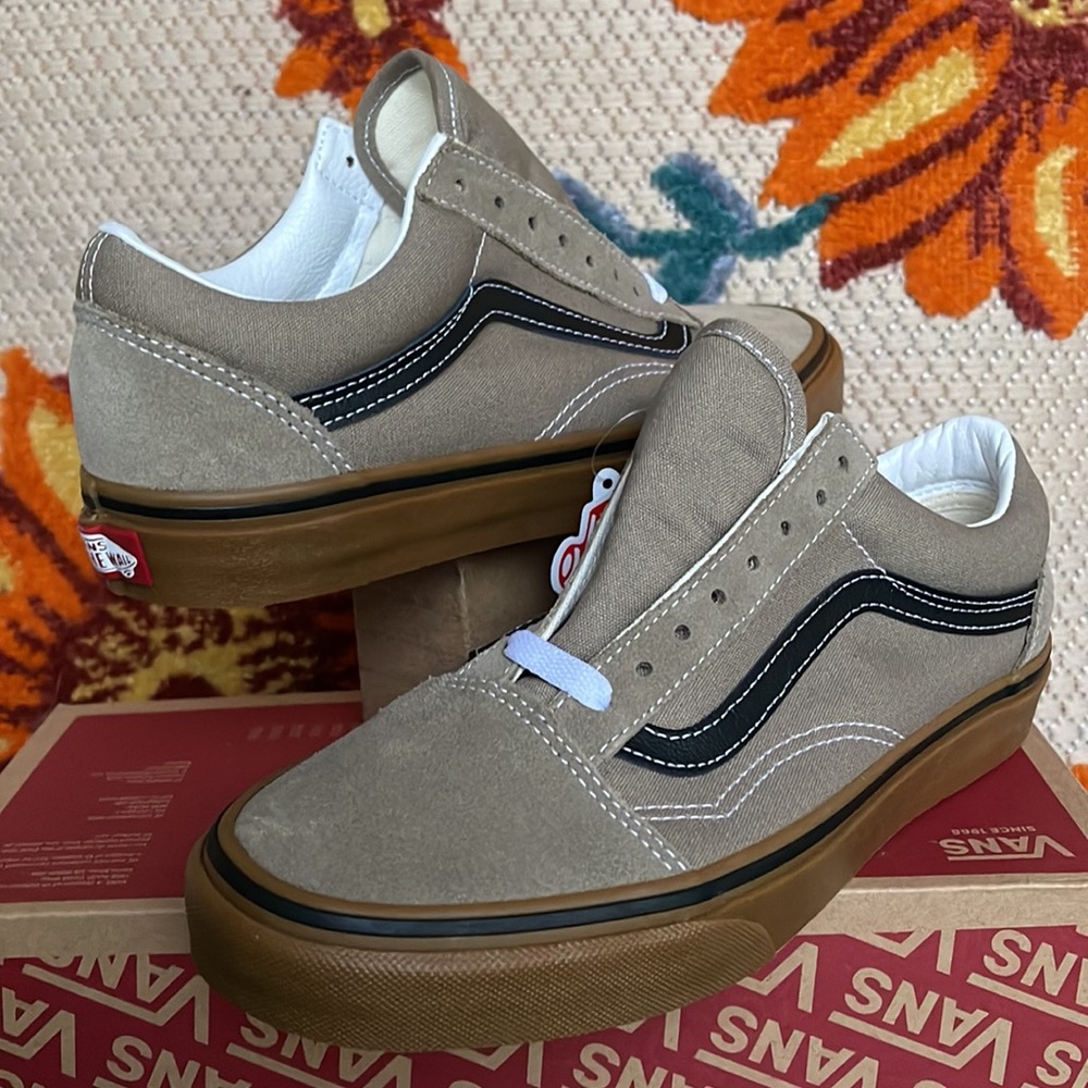 Vans Old School Gum Timber Wolf/Black WMNS sneakers - Picture 9 of 16